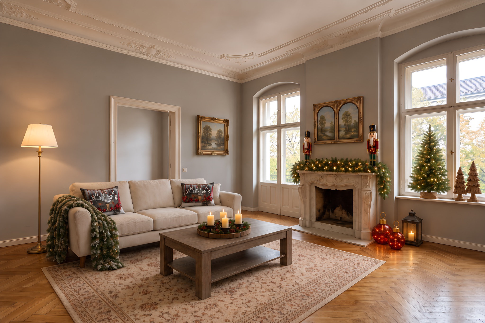 Weihnachten im Wohnzimmer – Beispielzimmer