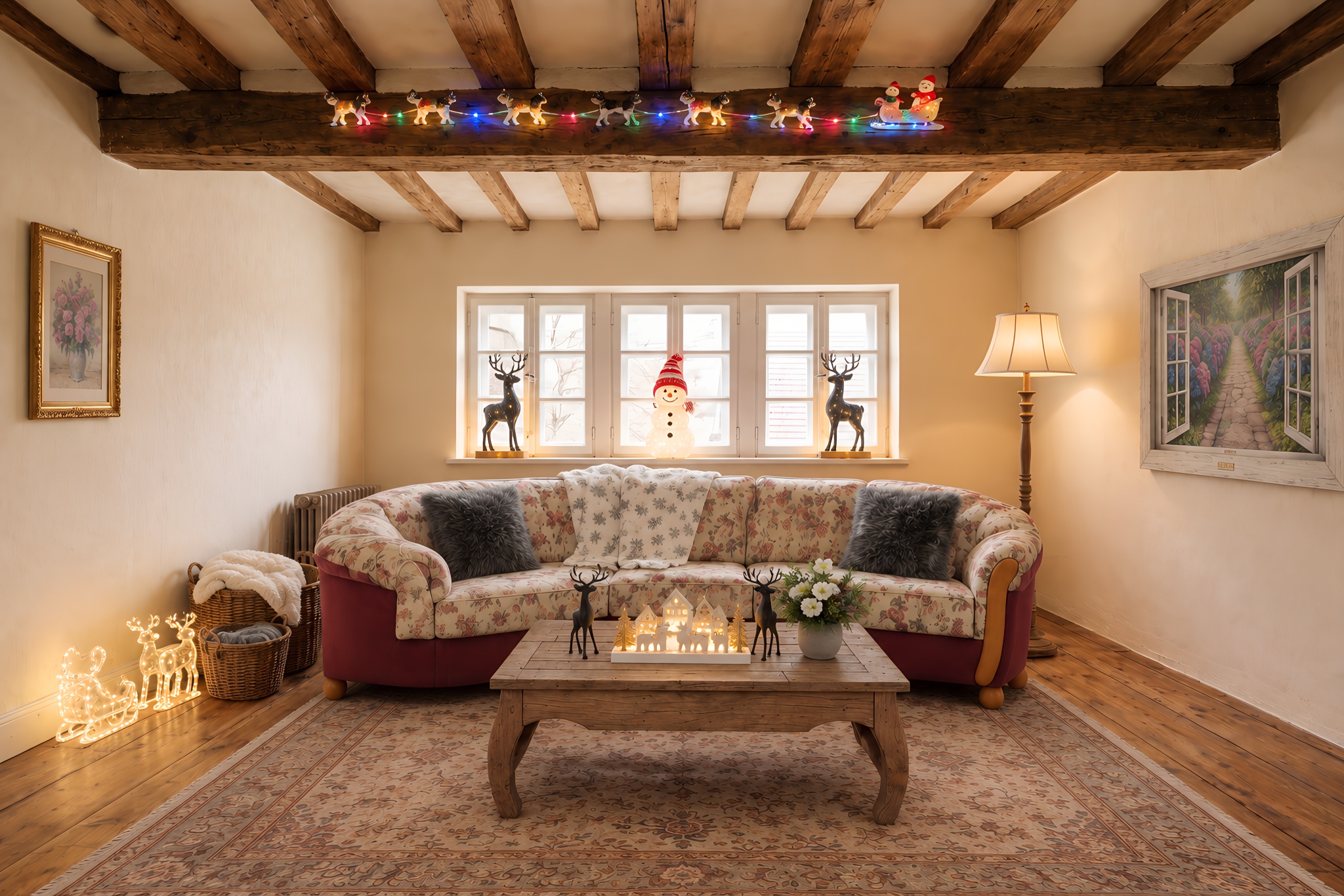 Winter im Wohnzimmer – Beispielzimmer